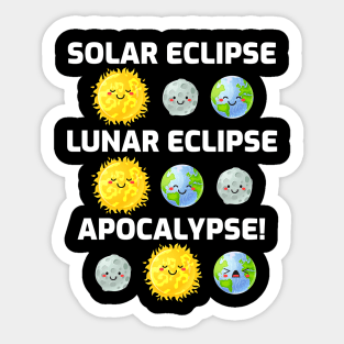 Types of Eclipse Apocalypse Sticker